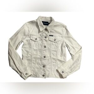 Vintage Calvin Klein white Jean/denim jacket size Small